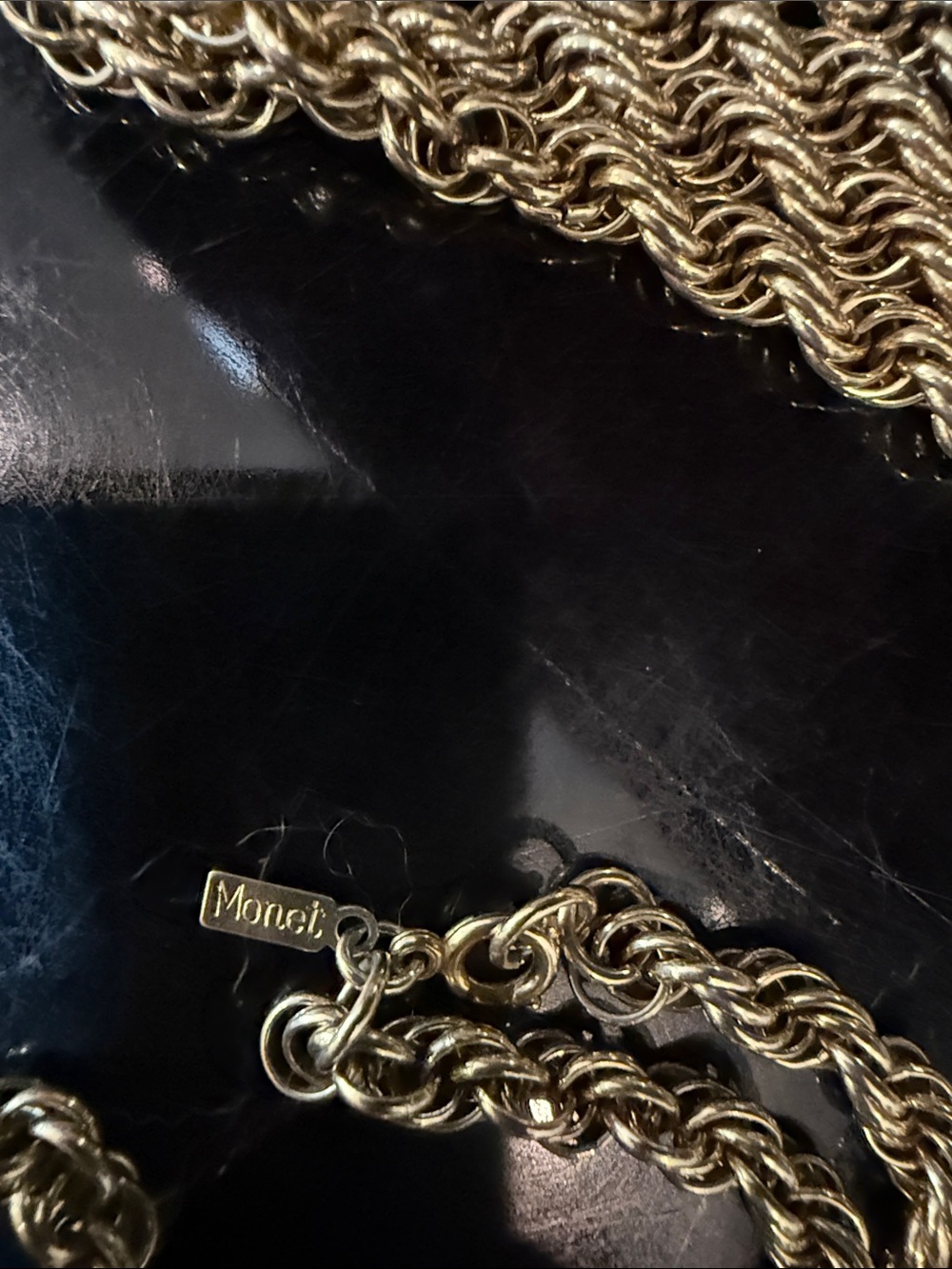 Monet Gold Rope Chain Necklace - Picture 3 of 3
